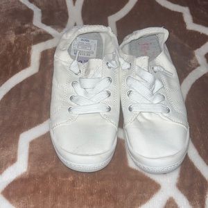 White canvas shoes